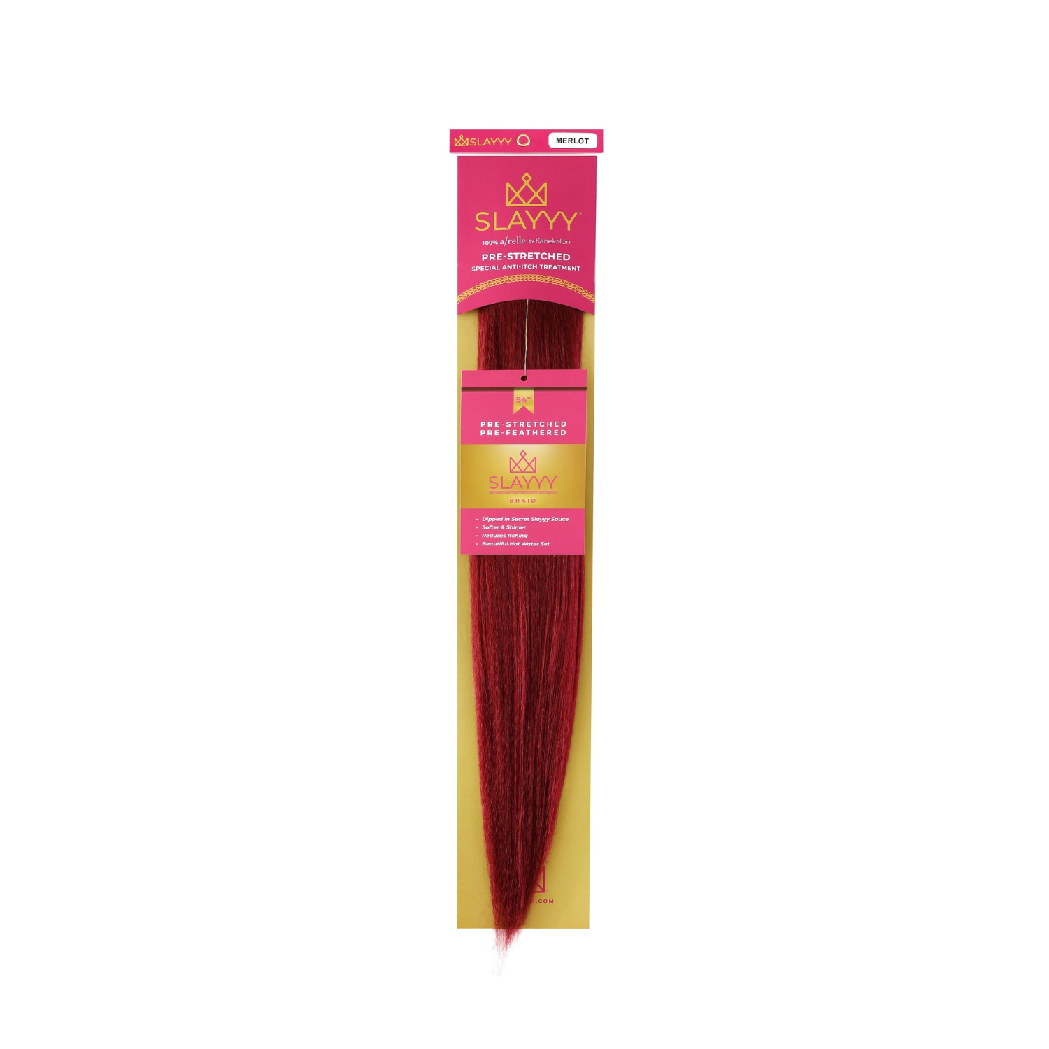 MERLOT - Afrelle Braiding Hair | 6 Pack