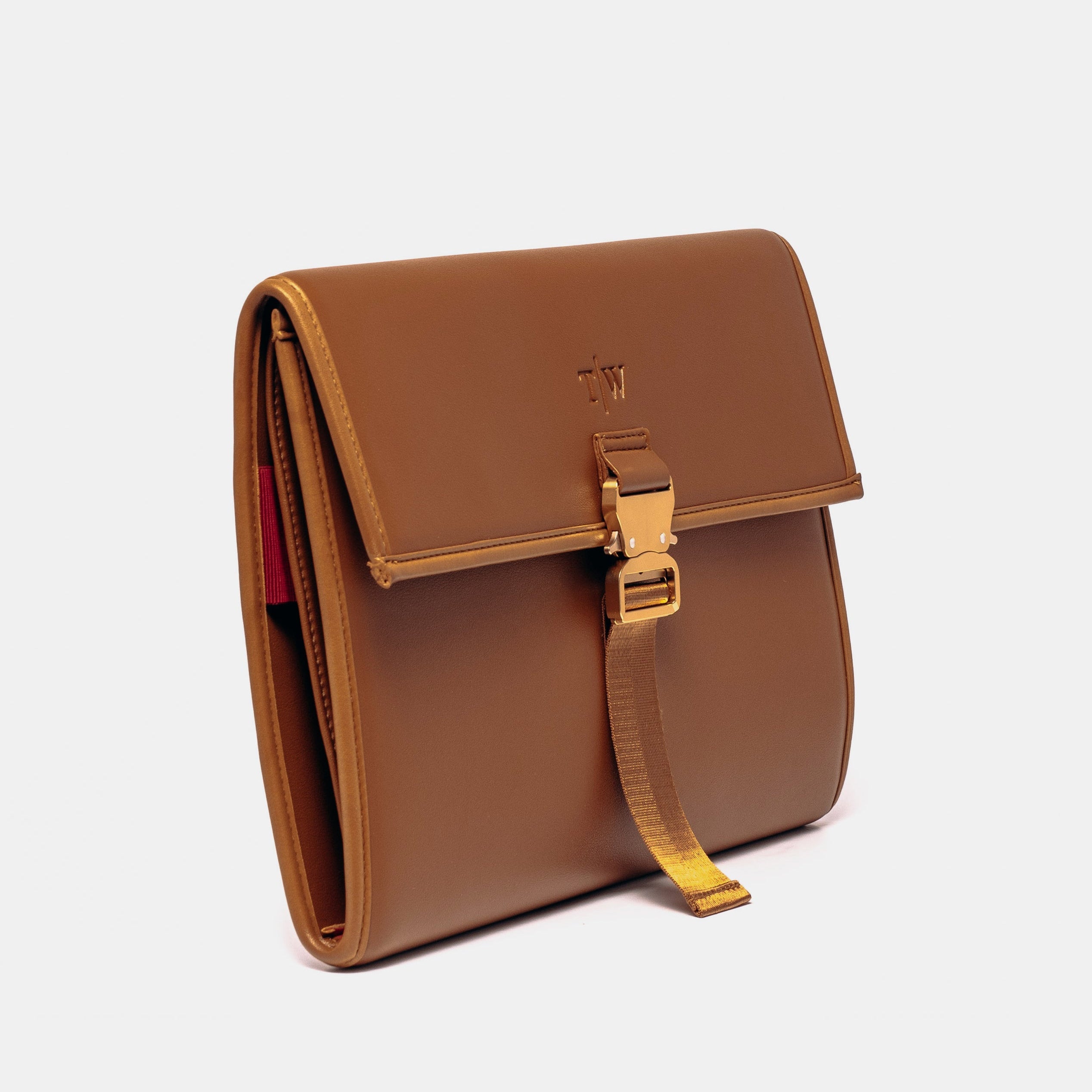 Ginger Brown Laptop Portfolio - T|W Tote Premium Handmade Collection