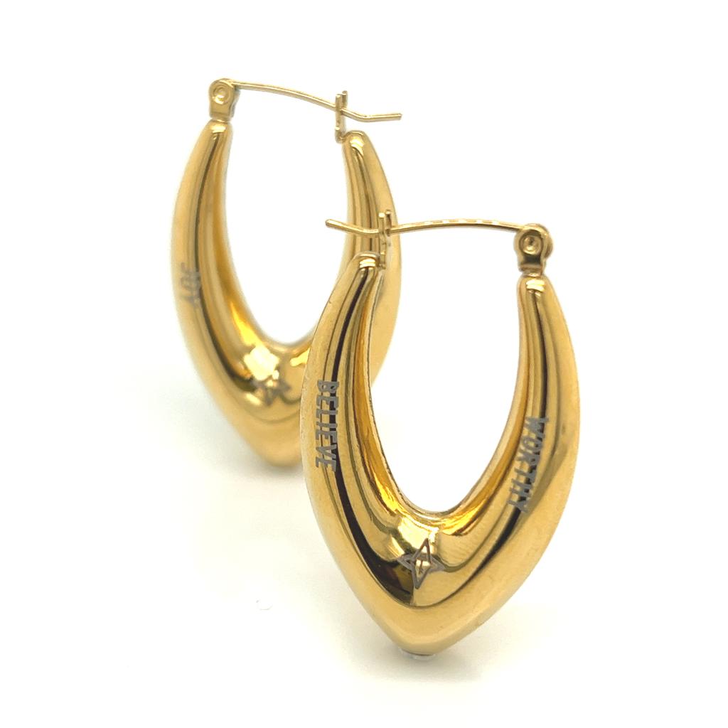 ABUNDANCE Hoop Earrings - Gold
