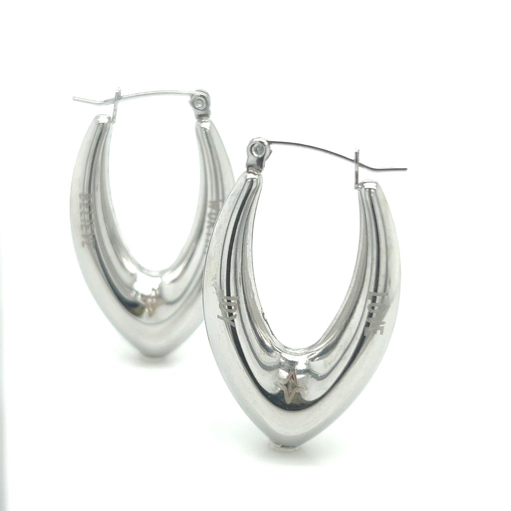 ABUNDANCE Hoop Earrings - Silver
