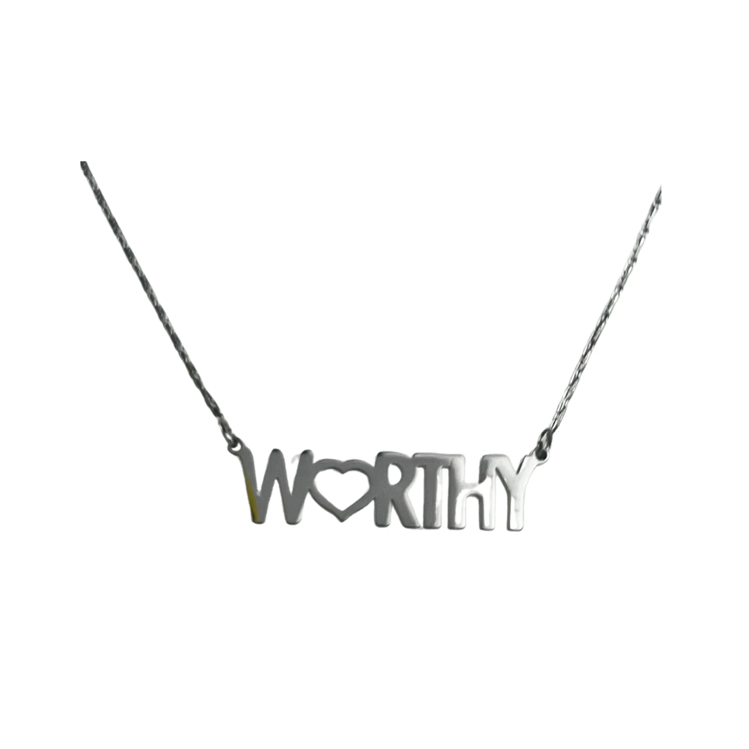 WORTHY Necklace - Silver