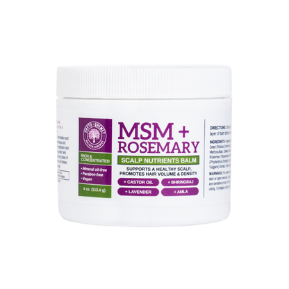 MSM + ROSEMARY | Scalp Nutrients Balm