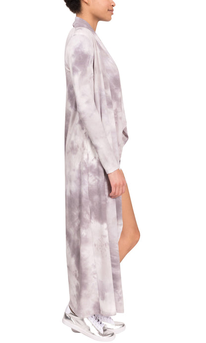 Tonia Duster - Grey and White Tie Dye