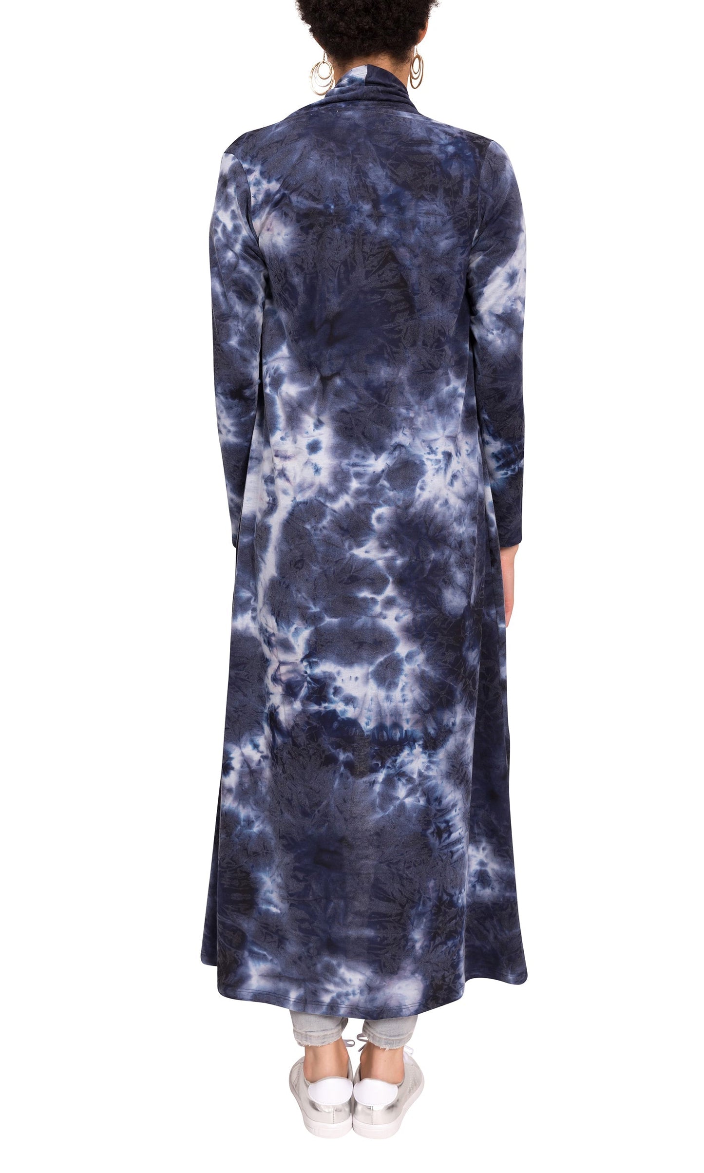 Tonia Duster - Navy Tie Dye