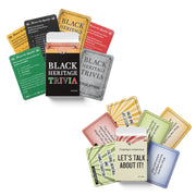 Black Heritage Trivia / Let's Talk About It Game Card Set