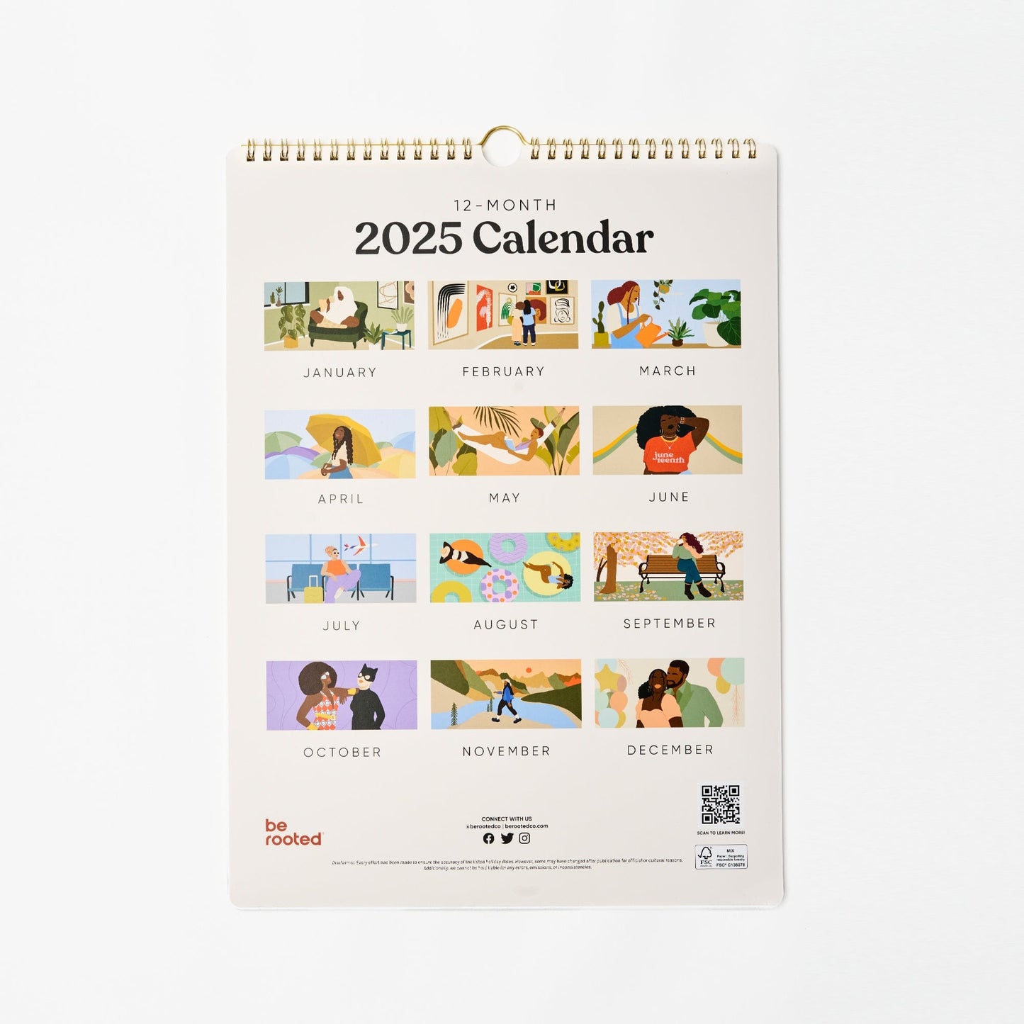 2025 Life is a Mood Calendar