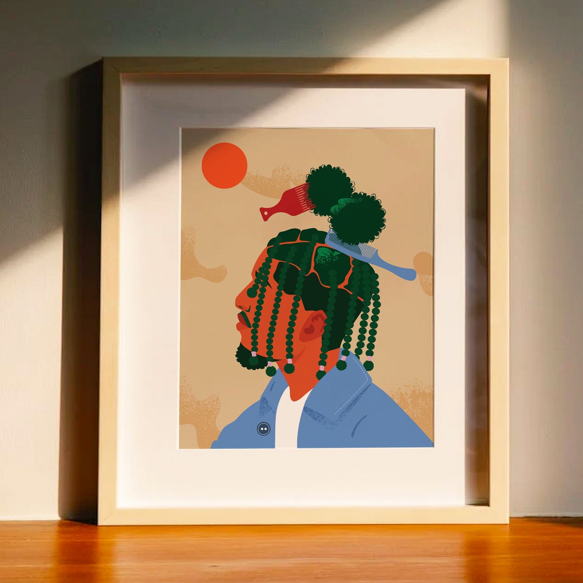 "Box Braids" Print - DomoINK