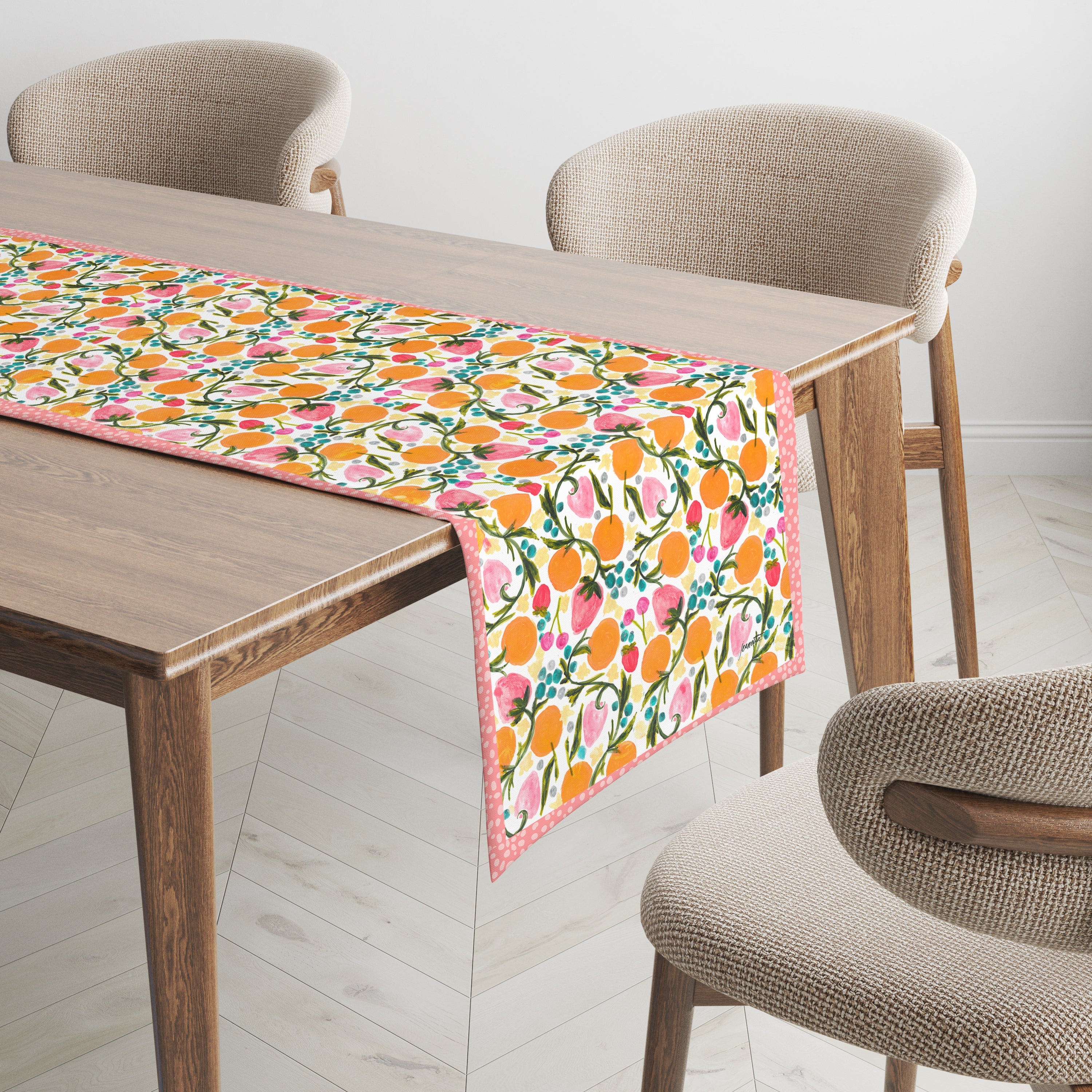 Tutti Frutti Bundle | Table Runner, Tea Towel, and Napkins