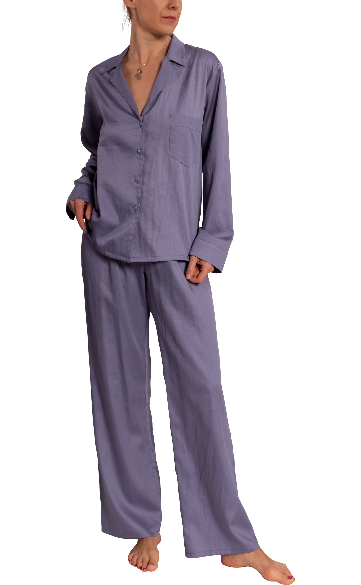 Allison / Angela PJ Set - Cotton Sateen