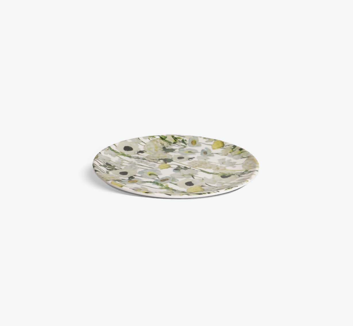 Cream Floral Garden Dinner Plate Set of 4