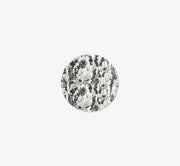 Grayscale Floral Garden Vinyl Placemat Set of 4