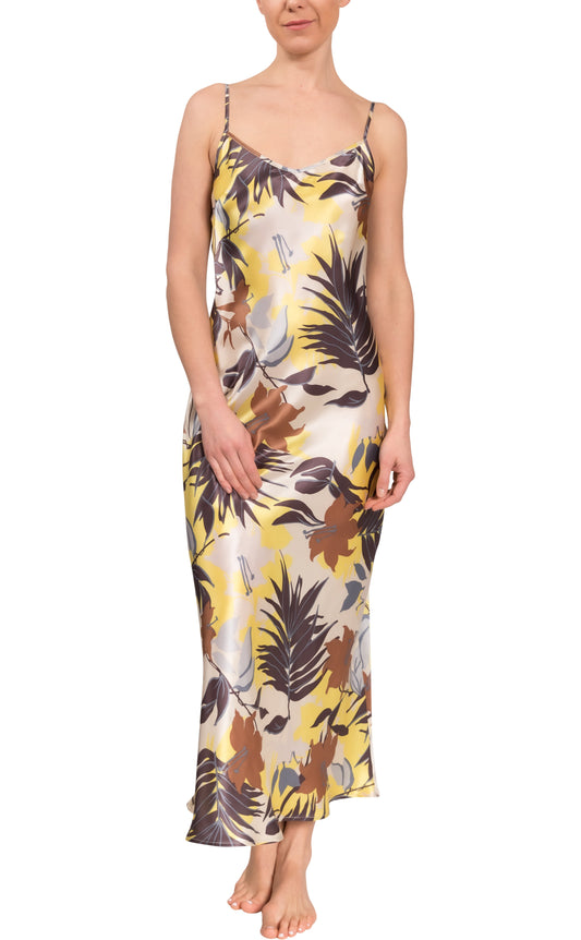 Angelina Nightgown - Tropical Foliage