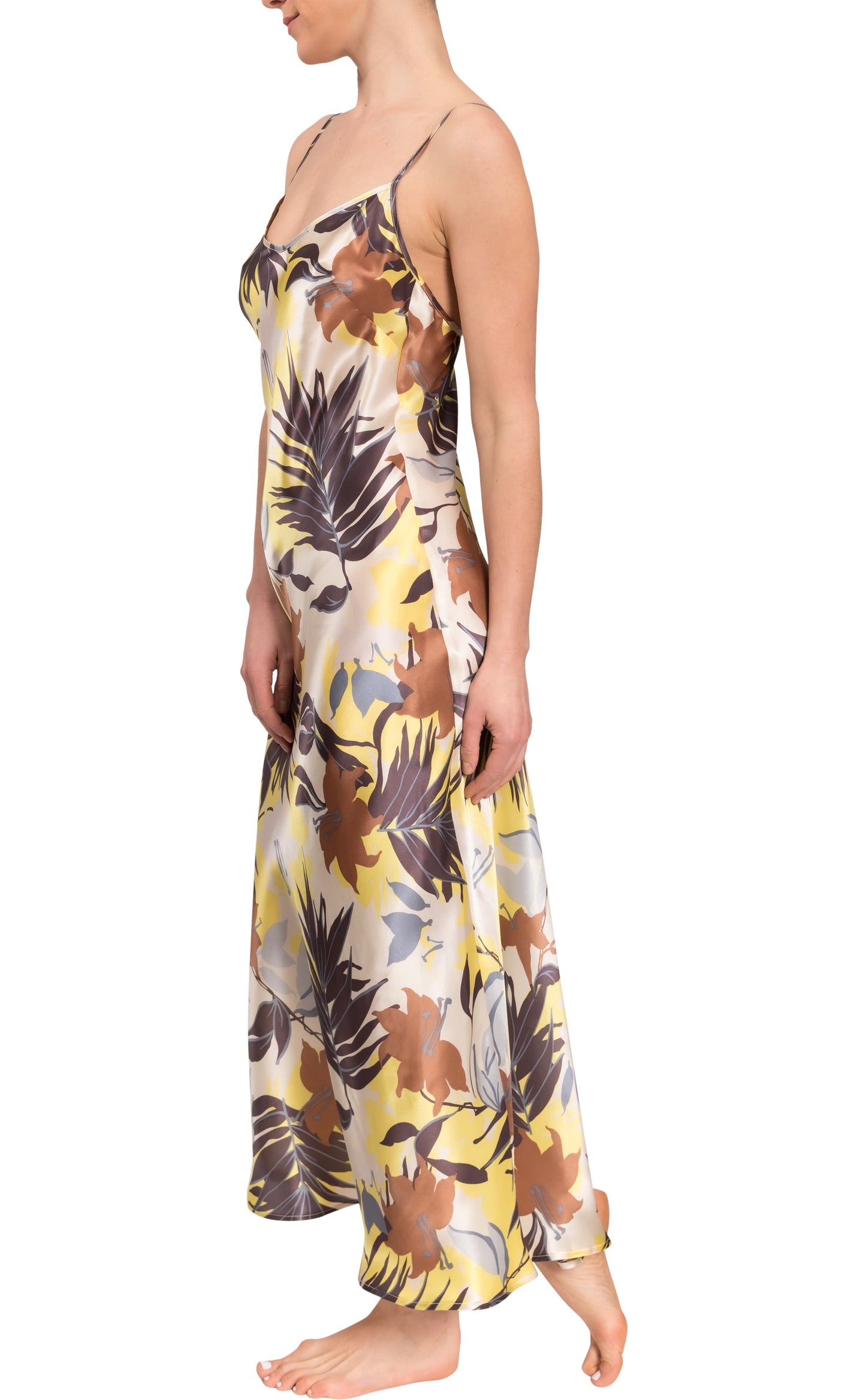 Angelina Nightgown - Tropical Foliage