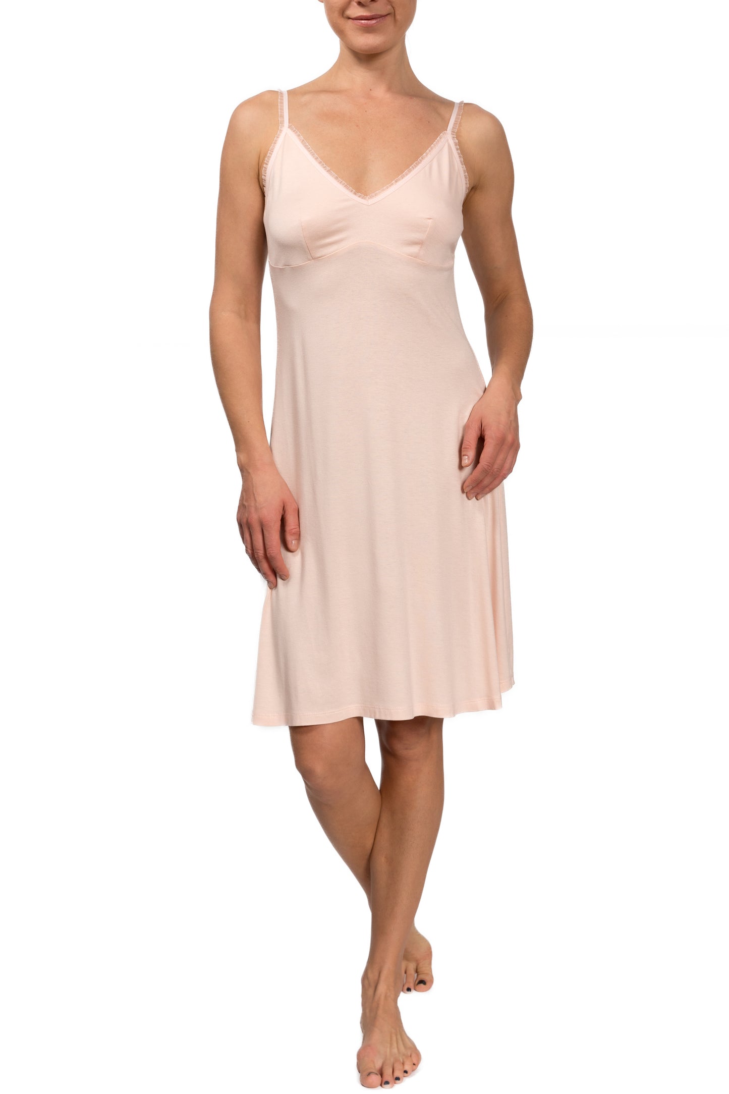 Sasha Babydoll Nightgown - Cotton Blend Jersey