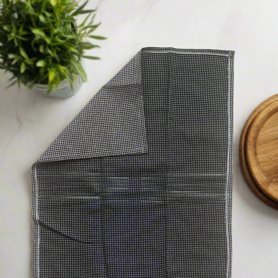 Black Waffle - Sure Grip Kitchen Towel