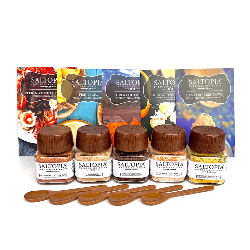 5 Jar Perfect Seafood Salts Set