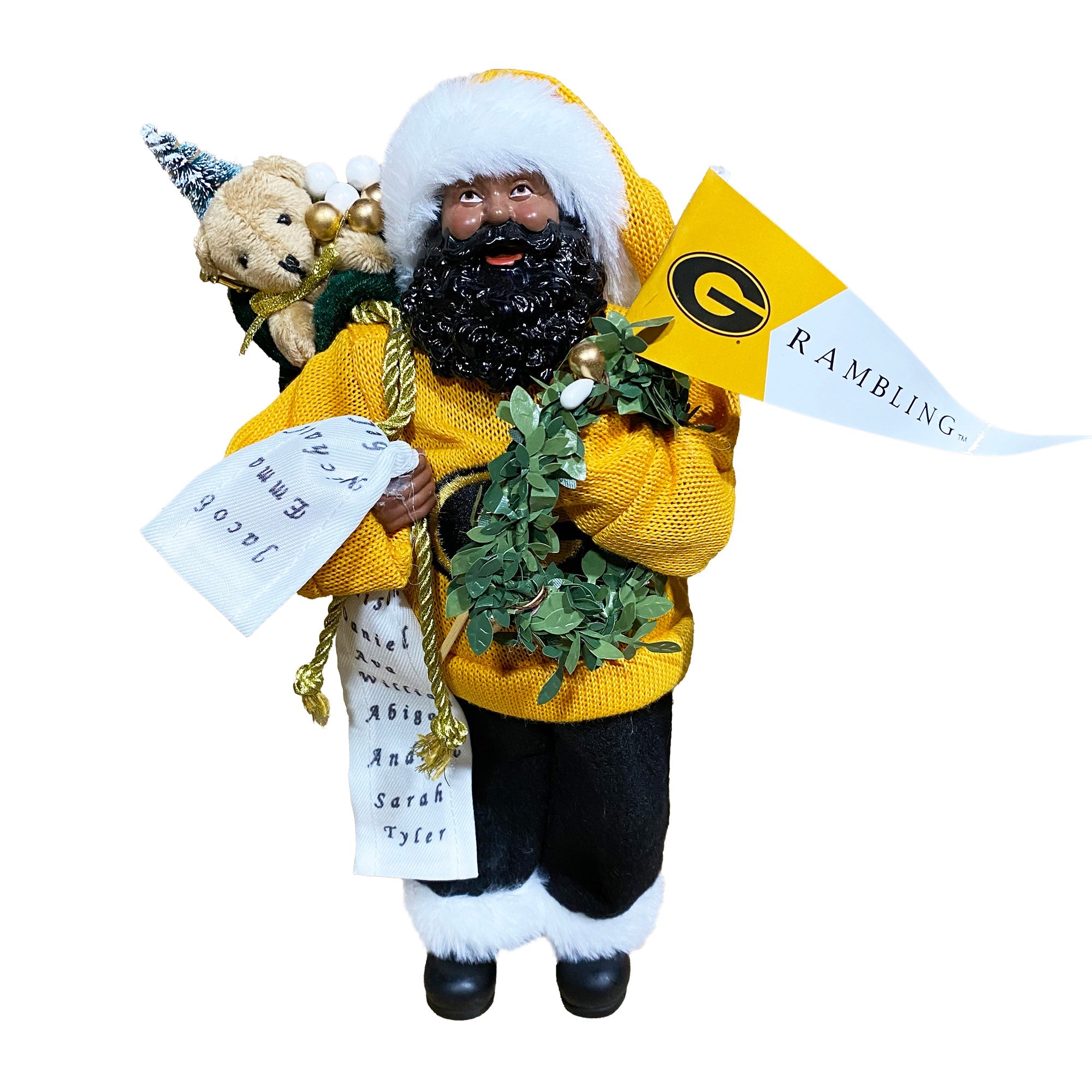 12" Grambling Proud Santa