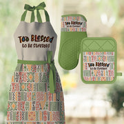 Apron, Mitt & Pot Holder Set