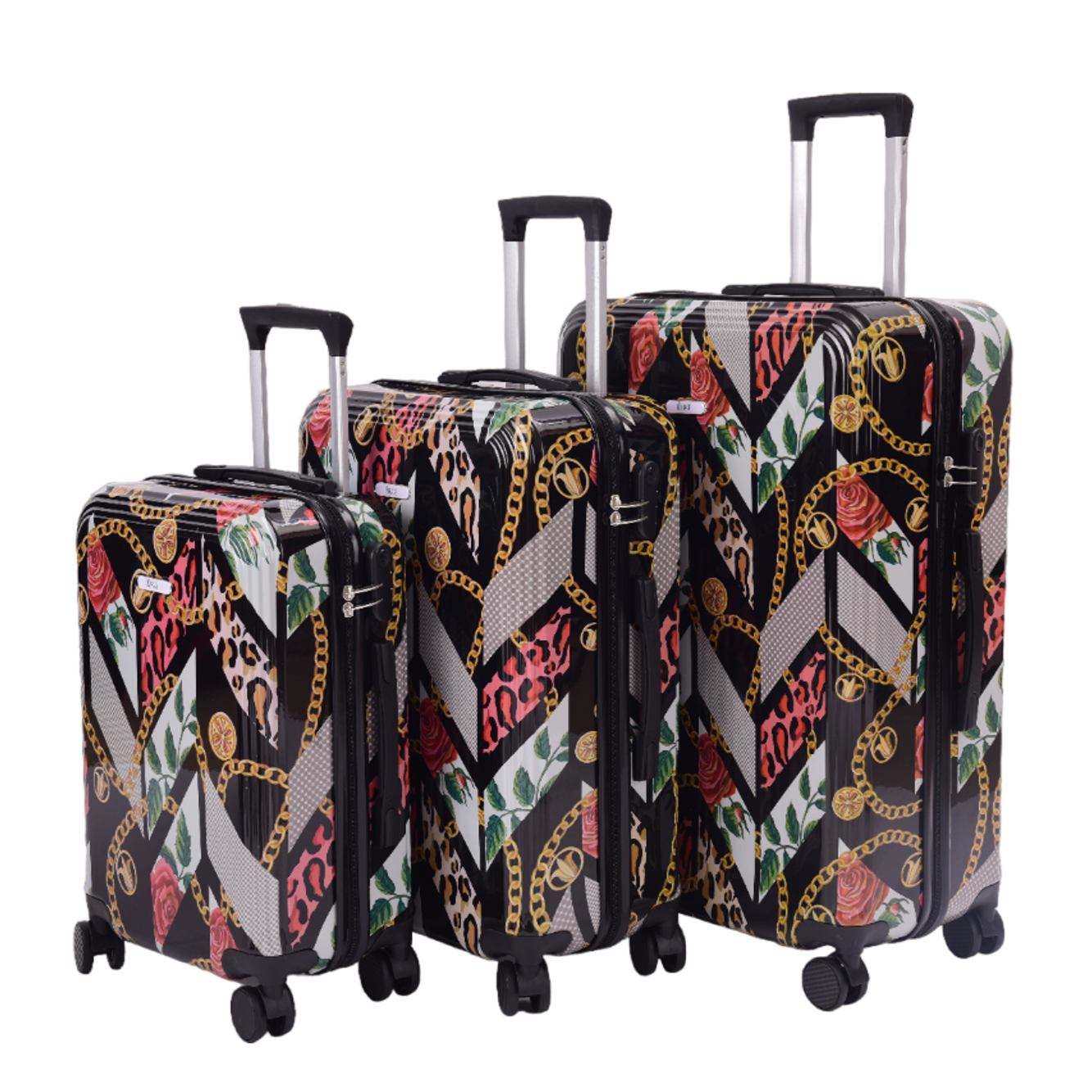 Xena ABS Hard Shell 3 Piece Luggage Set | Retro