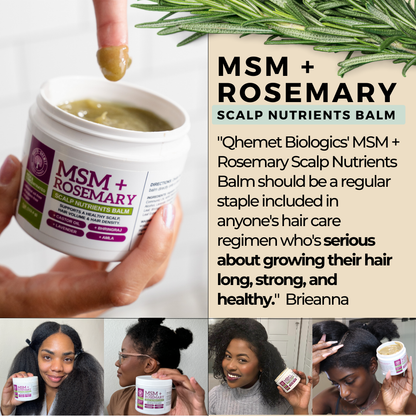 MSM + ROSEMARY | Scalp Nutrients Balm