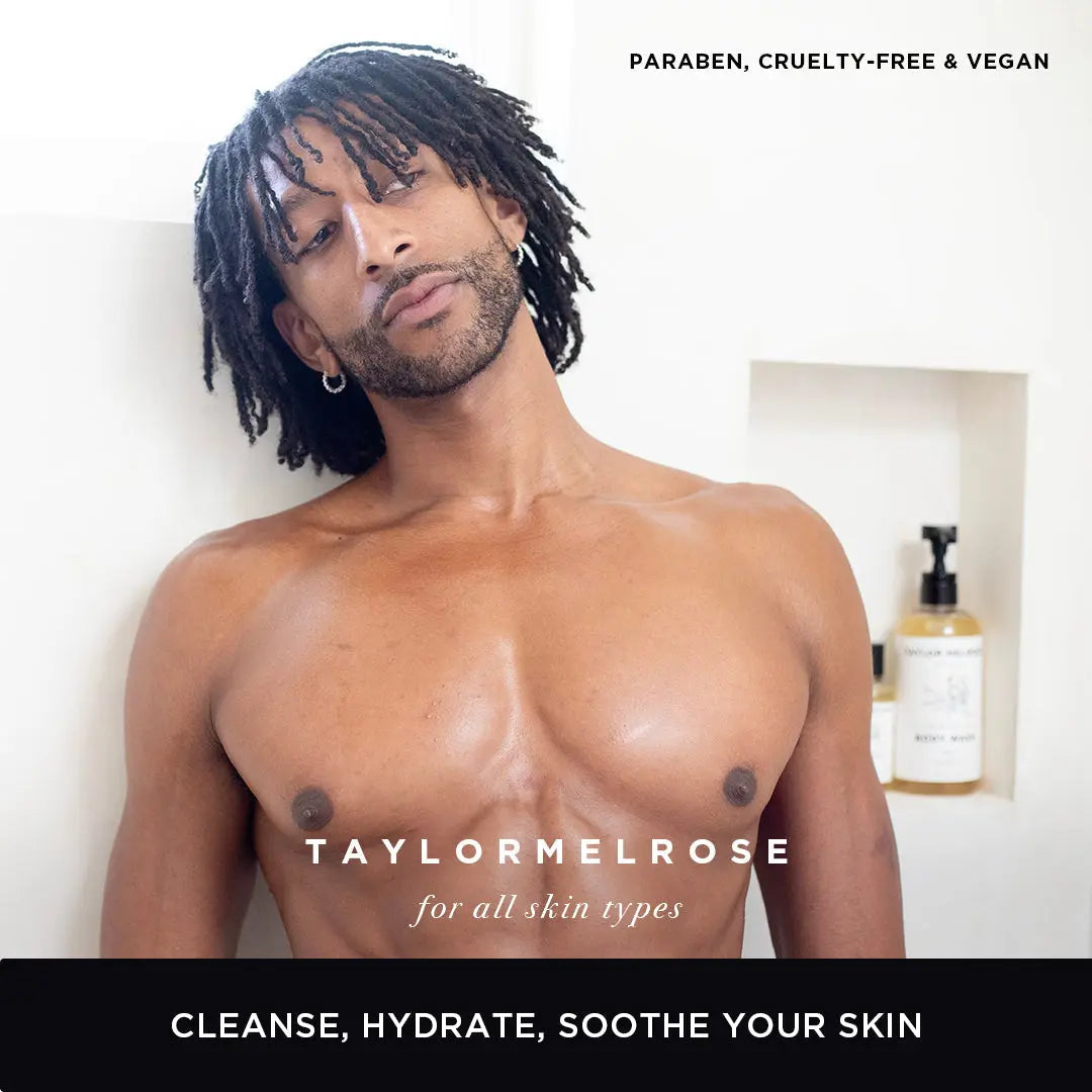 Hydrating Body Wash 16.9 FL Oz - Shea Butter & Pro-Vitamin B5, Genderless, Liquid Soap, shower gel, body care, Rose & Coconut, Paraben-Free, Cruelty-Free, Vegan - Taylor Melrose ®