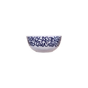 Navy Squiggly Melamine Bowl Set of 4