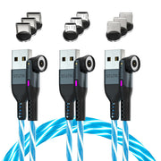 GloBright® 360 Blue | 3 Pack Universal Magnetic Charge Cable