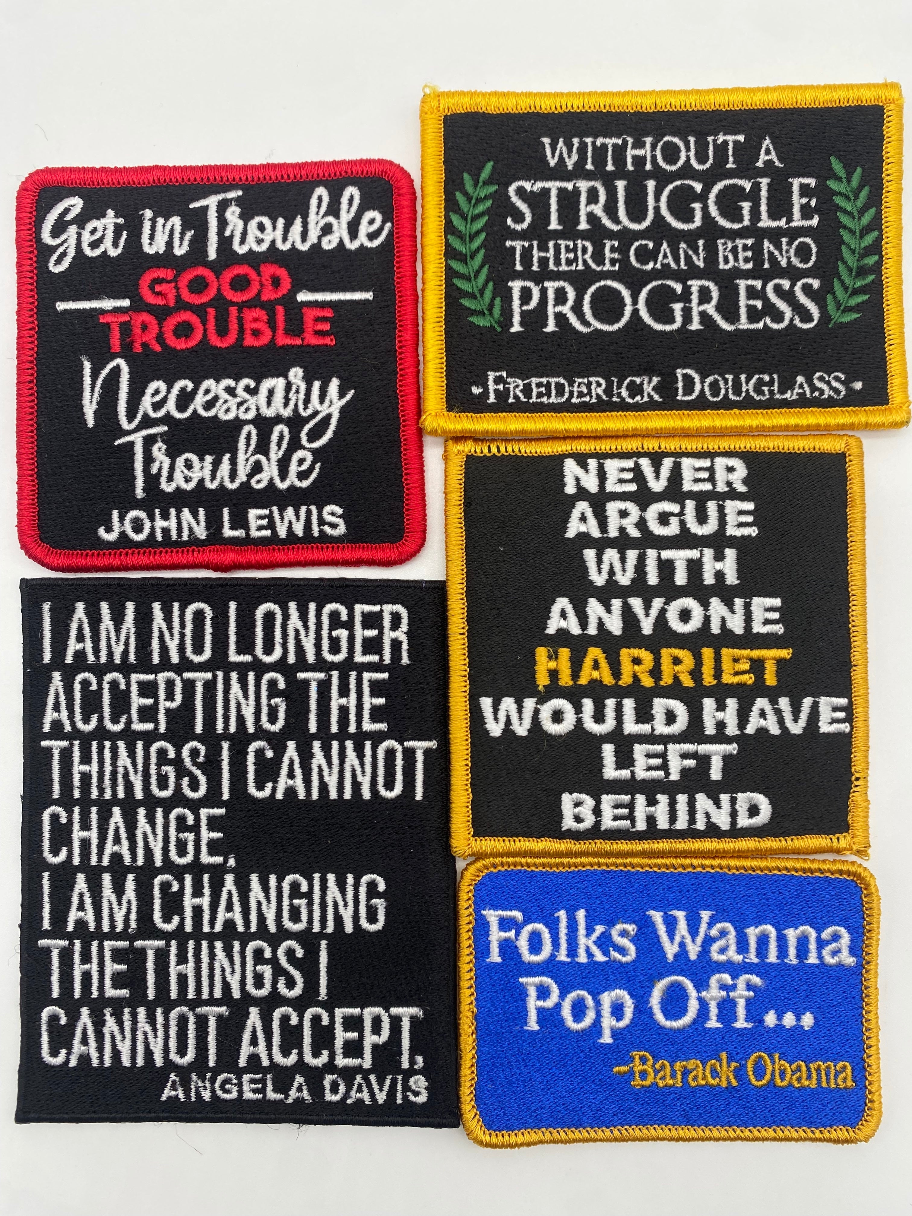 Famous Quotes Patch Set