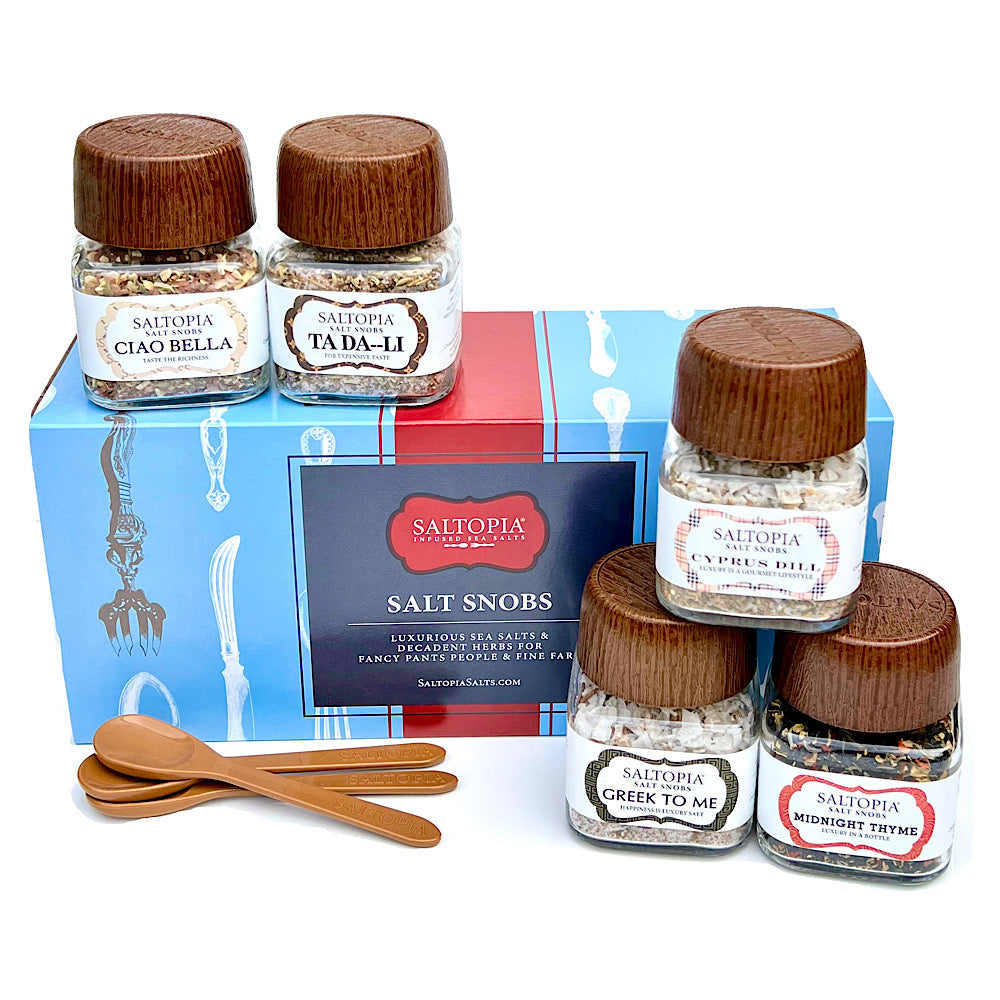 5 Jar Fancy Salt Snobs Set