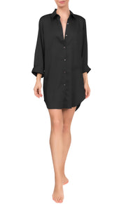 Rick Boyfriend Night Shirt - Cotton Sateen