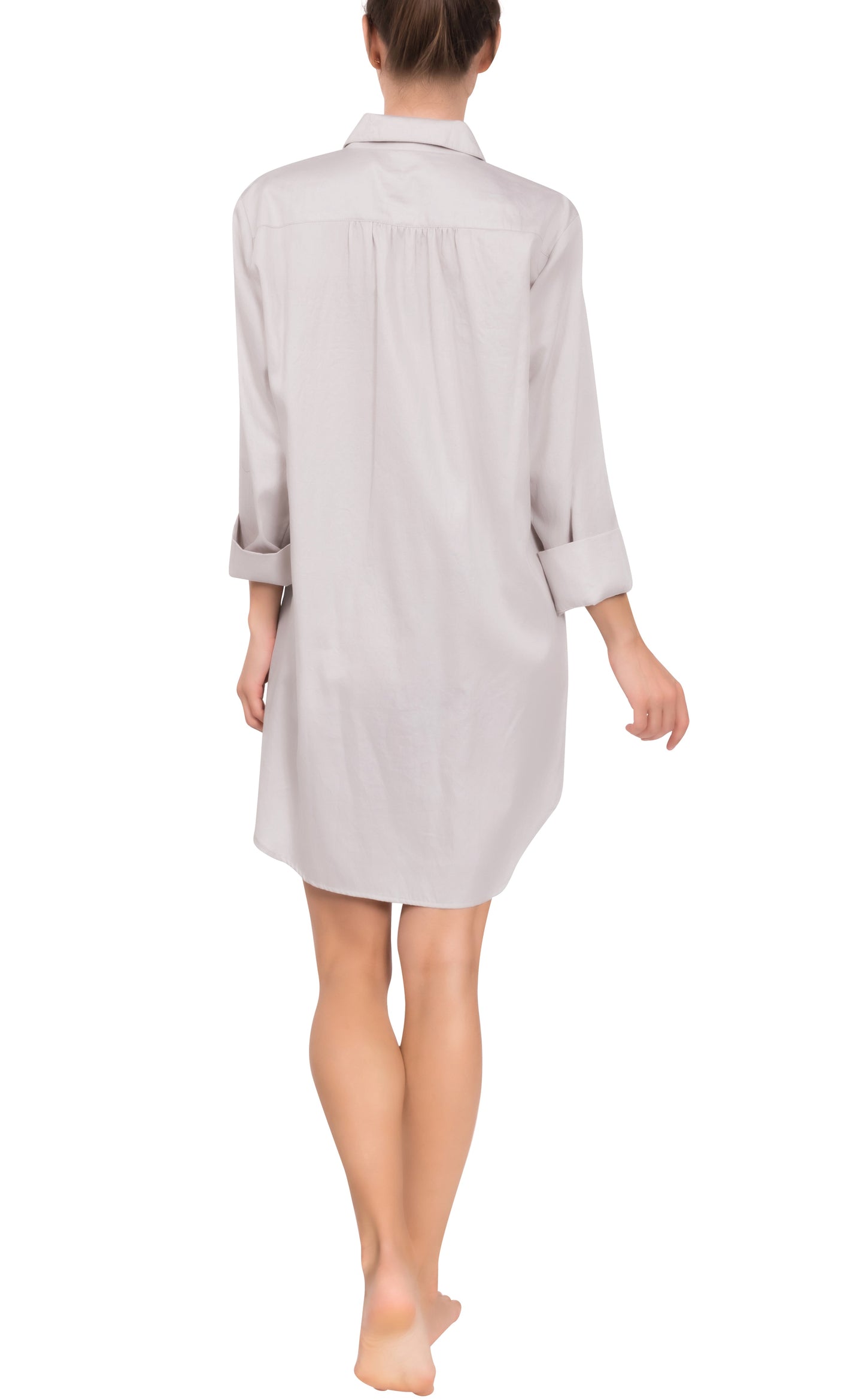 Rick Boyfriend Night Shirt - Cotton Sateen