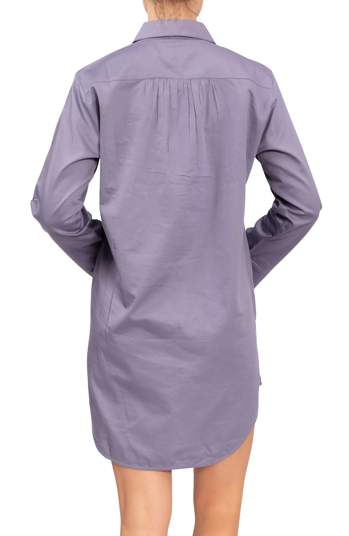 Rick Boyfriend Night Shirt - Cotton Sateen