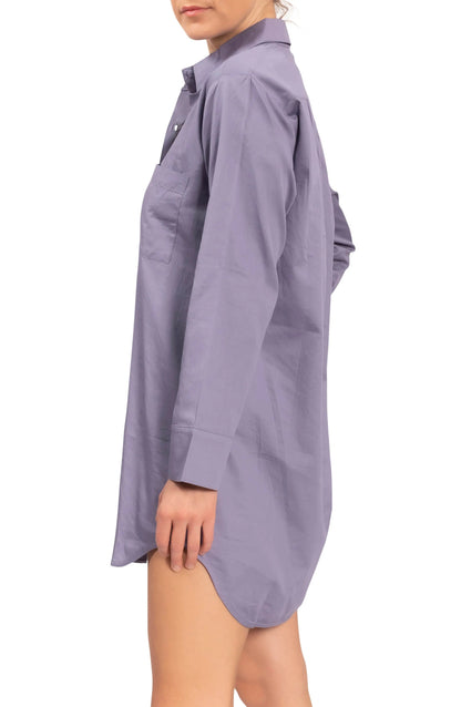 Rick Boyfriend Night Shirt - Cotton Sateen