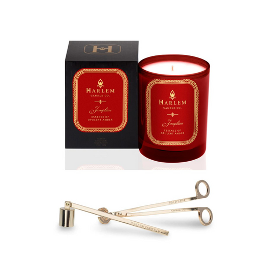 Josephine Luxury Candle + Wick Trimmer and Candle Snuffer Set