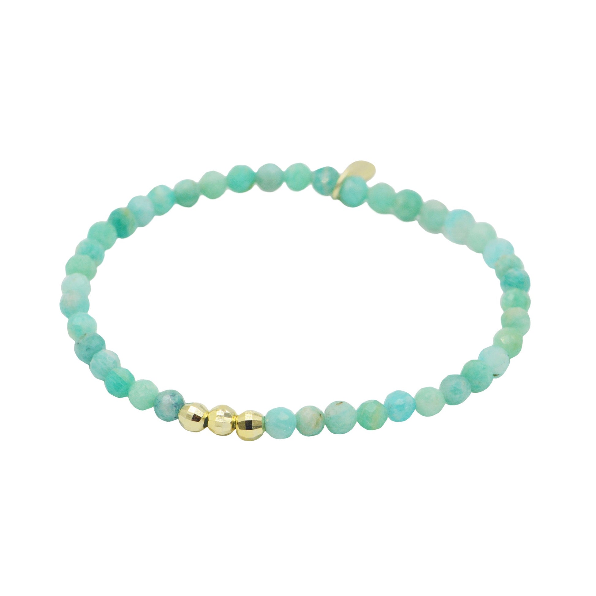 amazonite stacking bracelet 4mm