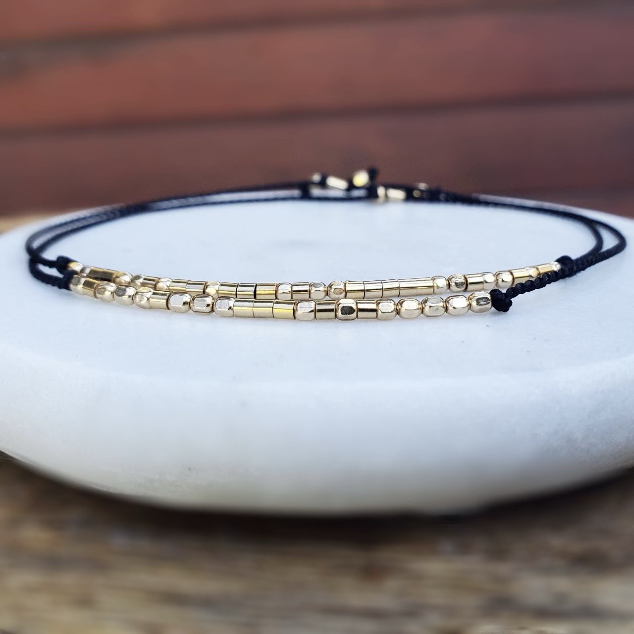 FEARLESS Morse Code Message Bracelet