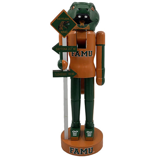 12" FAMU Rivalry Mascot Nutcracker