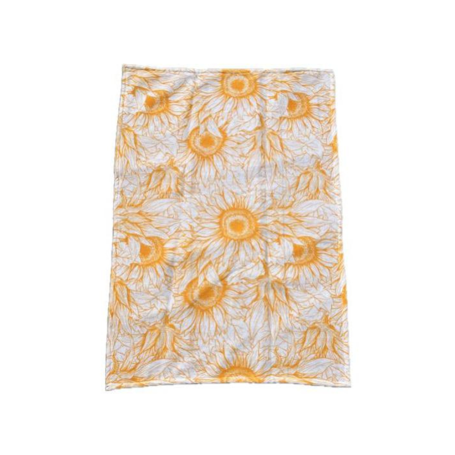 Hand Drawn Sunflowers - Sure Grip Kitchen Towel